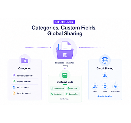 Categories, custom fields, global sharing