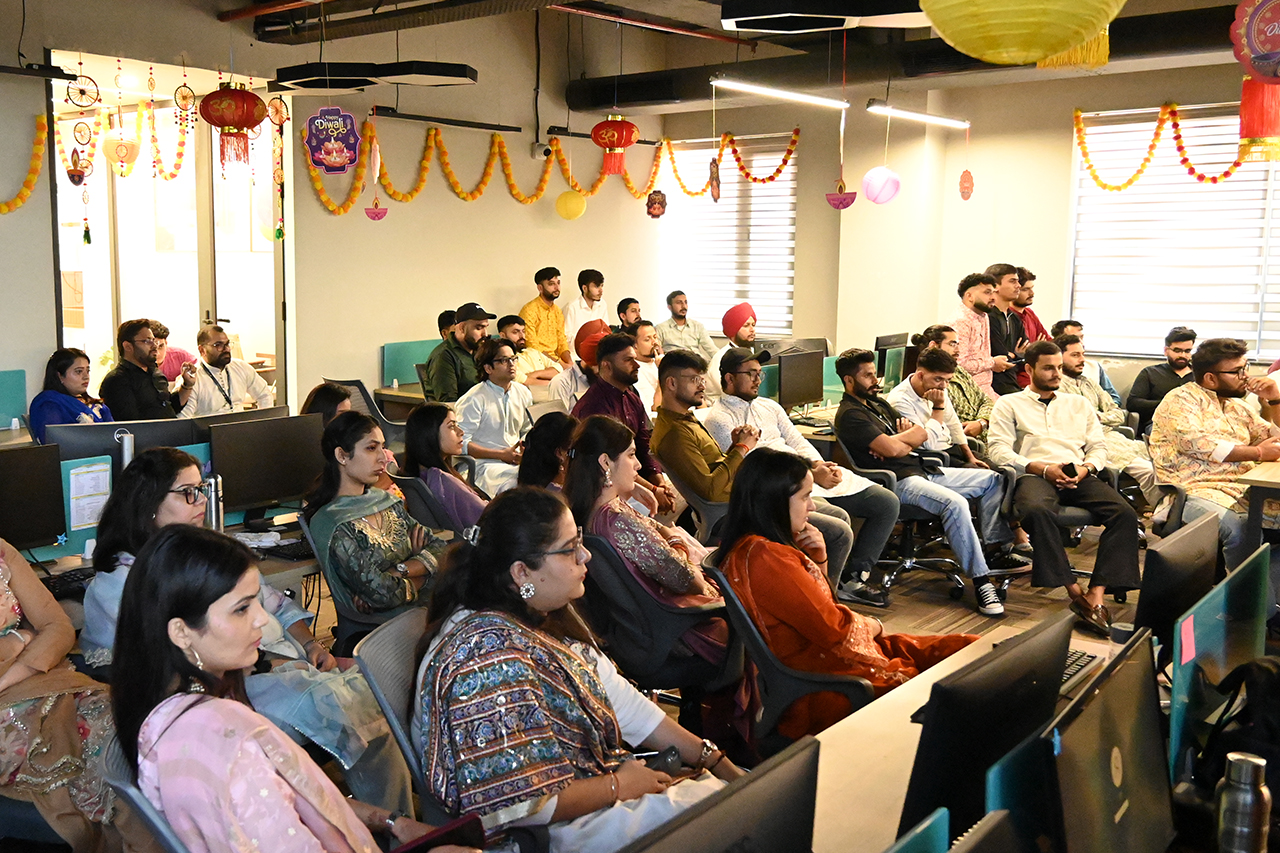 Festival celebrations at the office