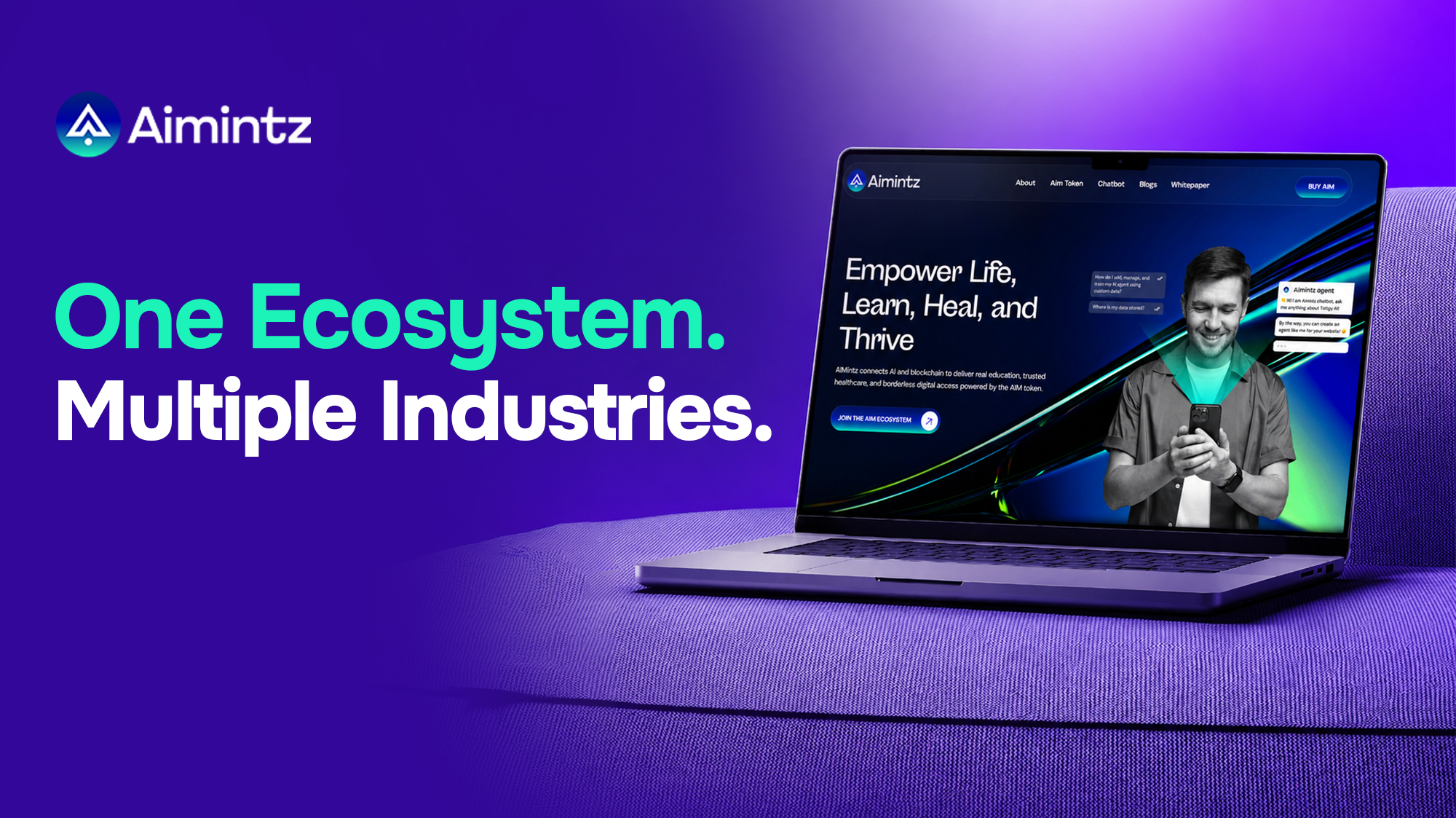 AiMintz: An ambitious founder vision for a multi-industry AI and blockchain ecosystem needed to become a structured, investor-ready platform.
