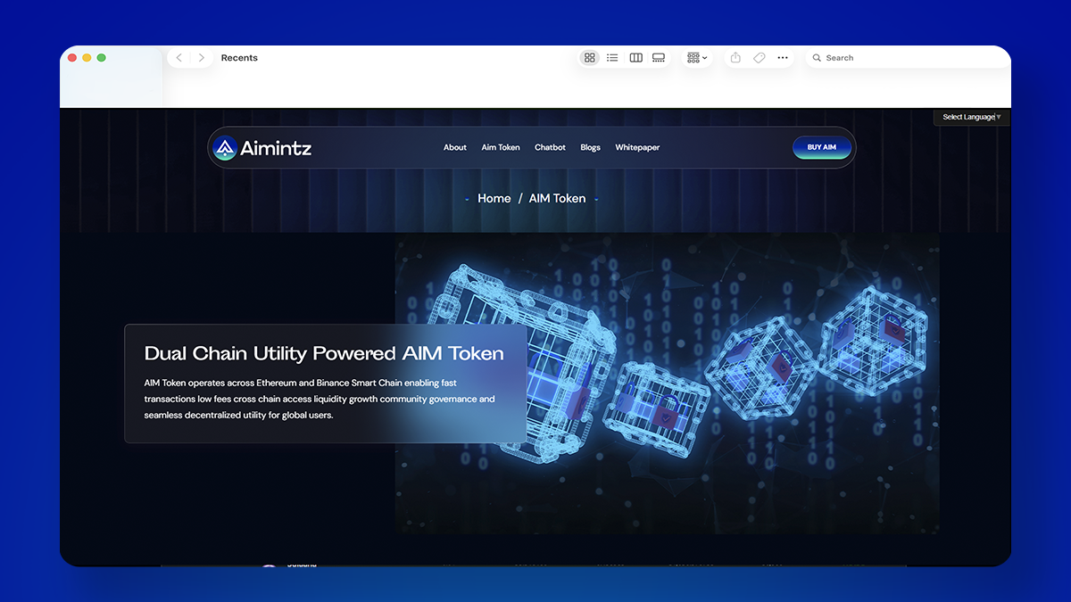 AiMintz: AIM Token ecosystem map