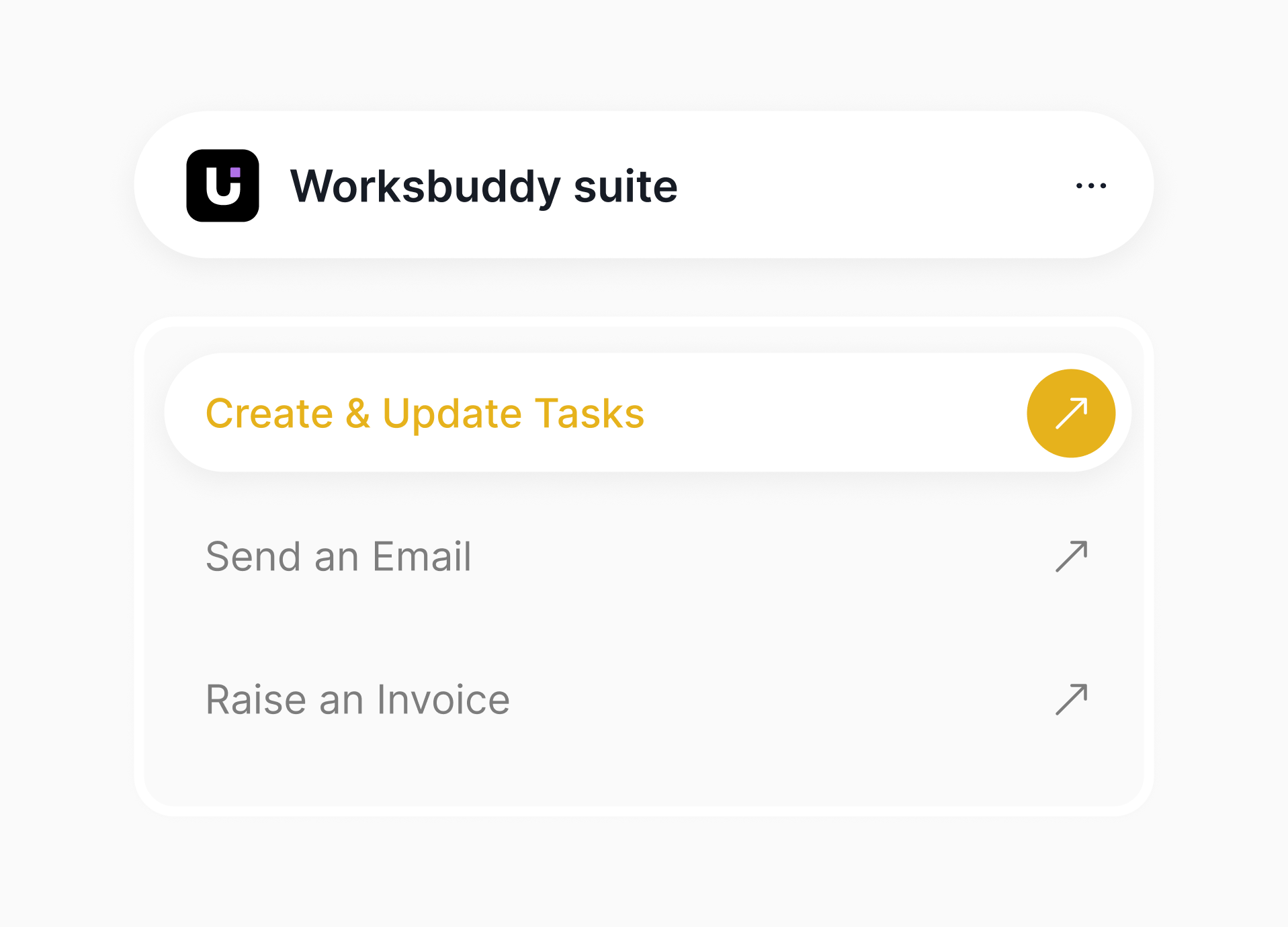 Your Worksbuddy suite just works together