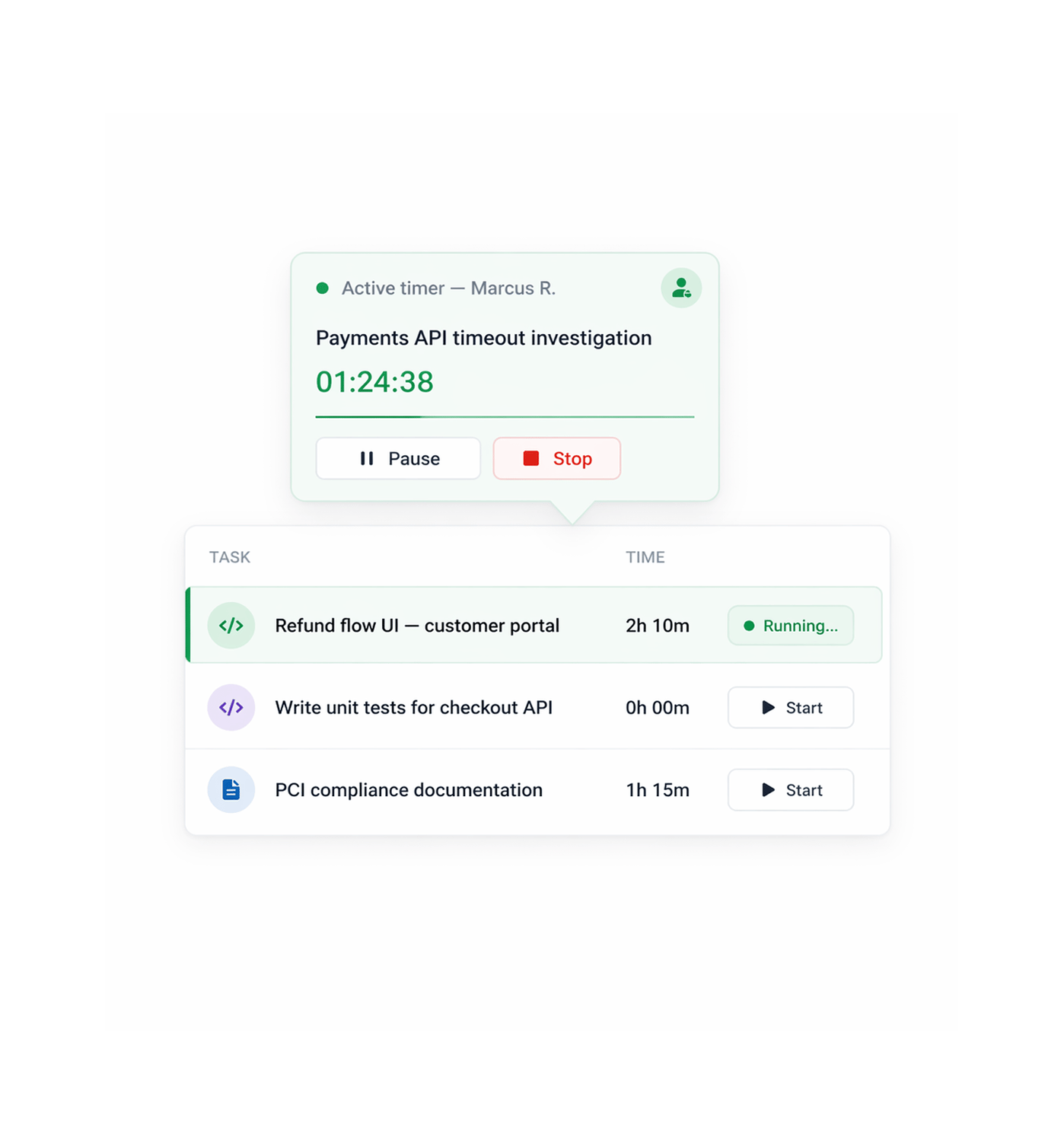 Workflow step screenshot
