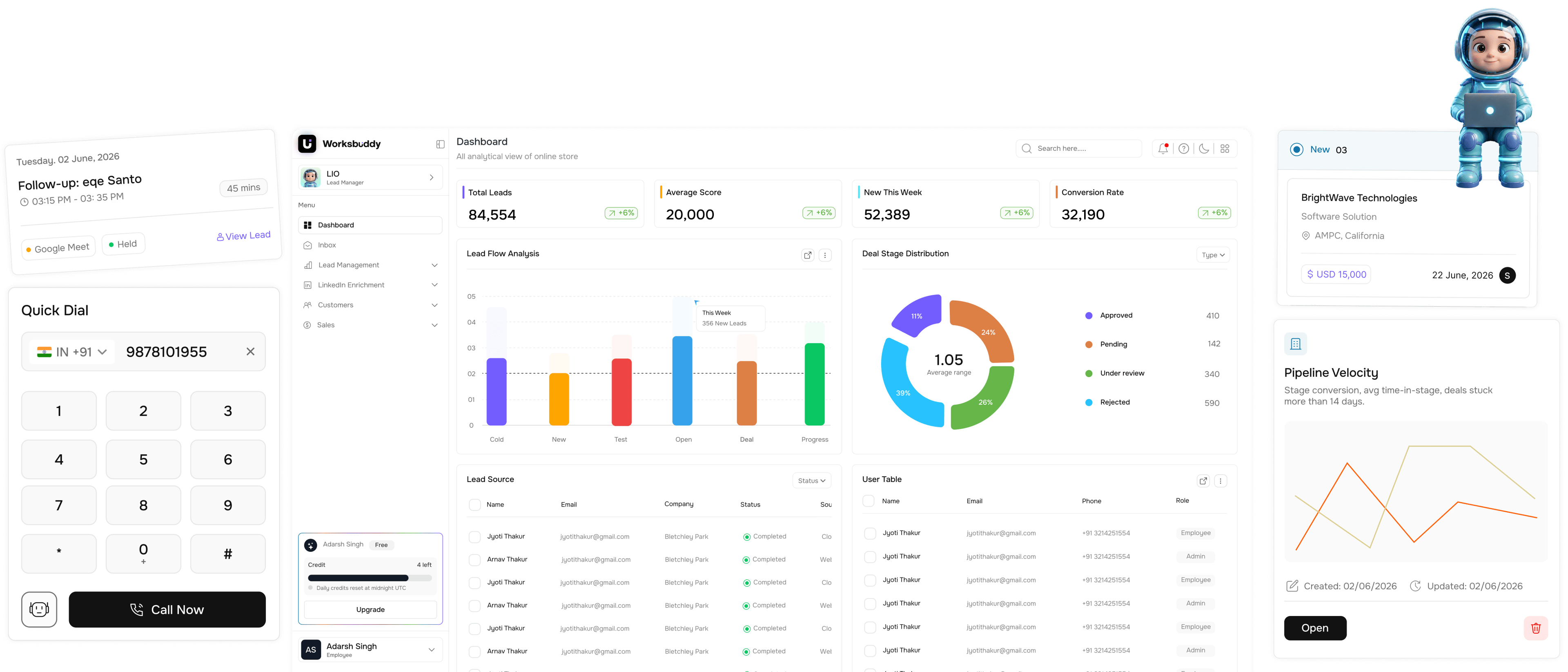 How Lio works — from lead to closed deal