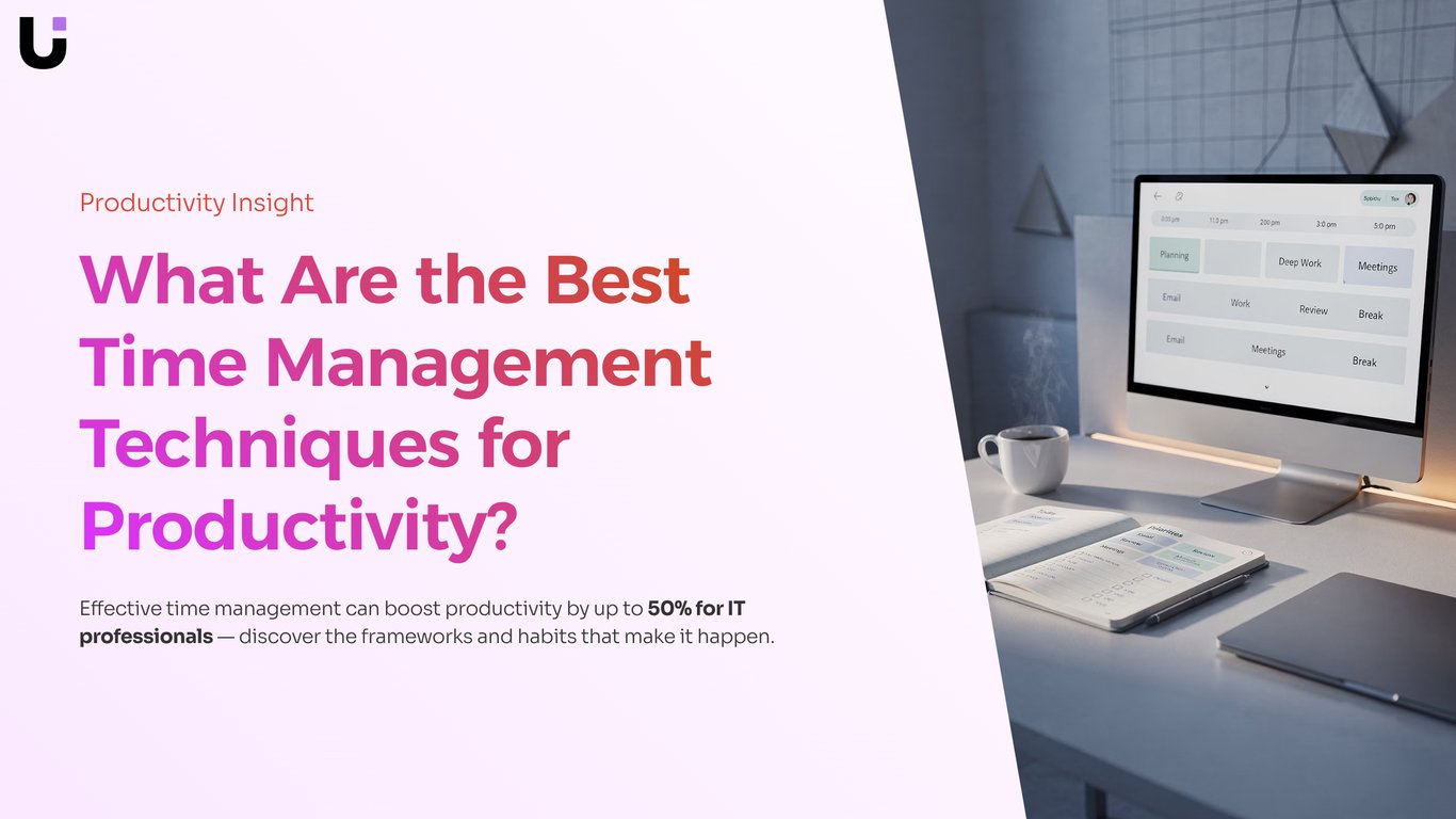 What are the best time management techniques for productivity