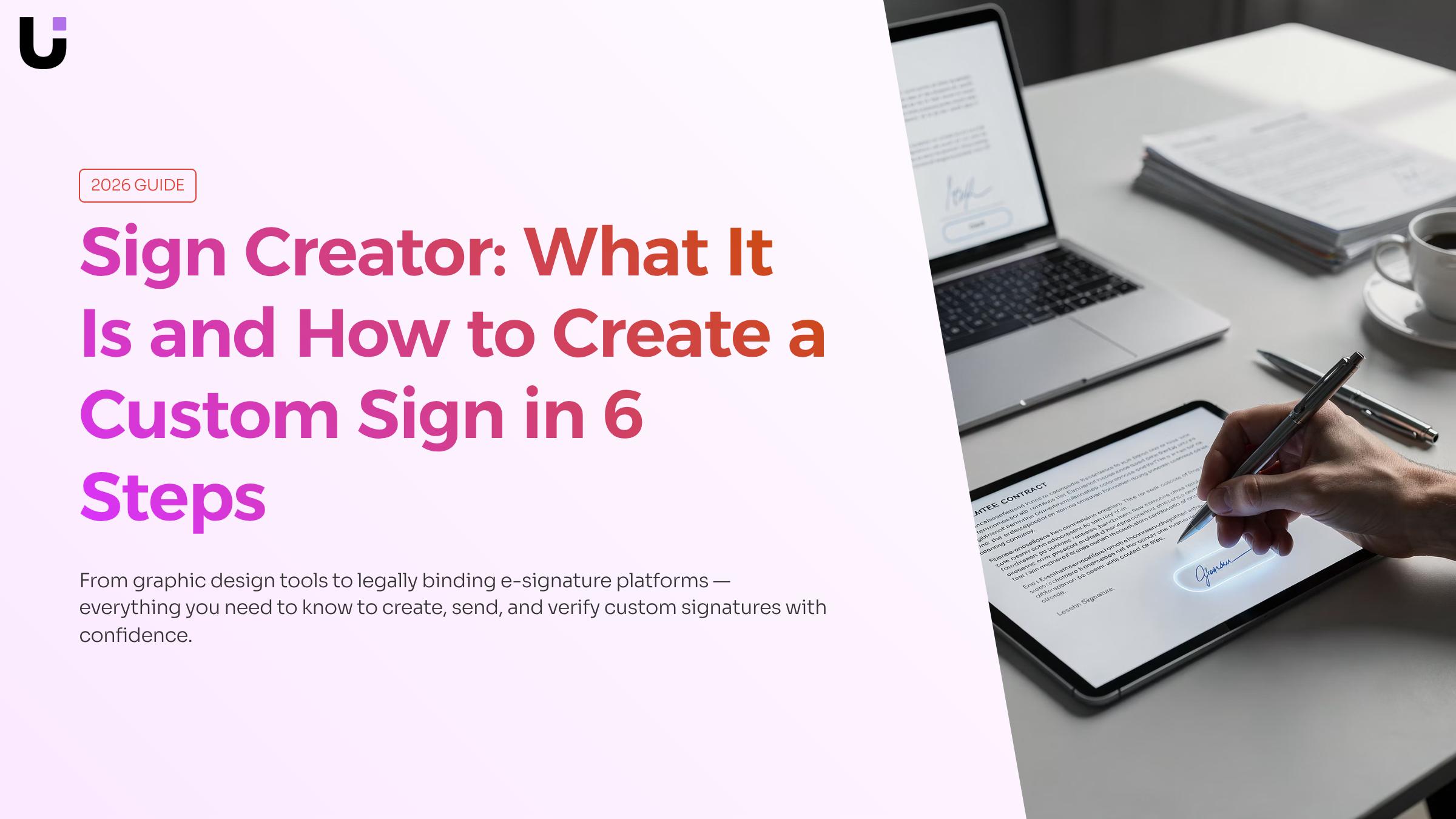 What is the easiest way to create a custom sign