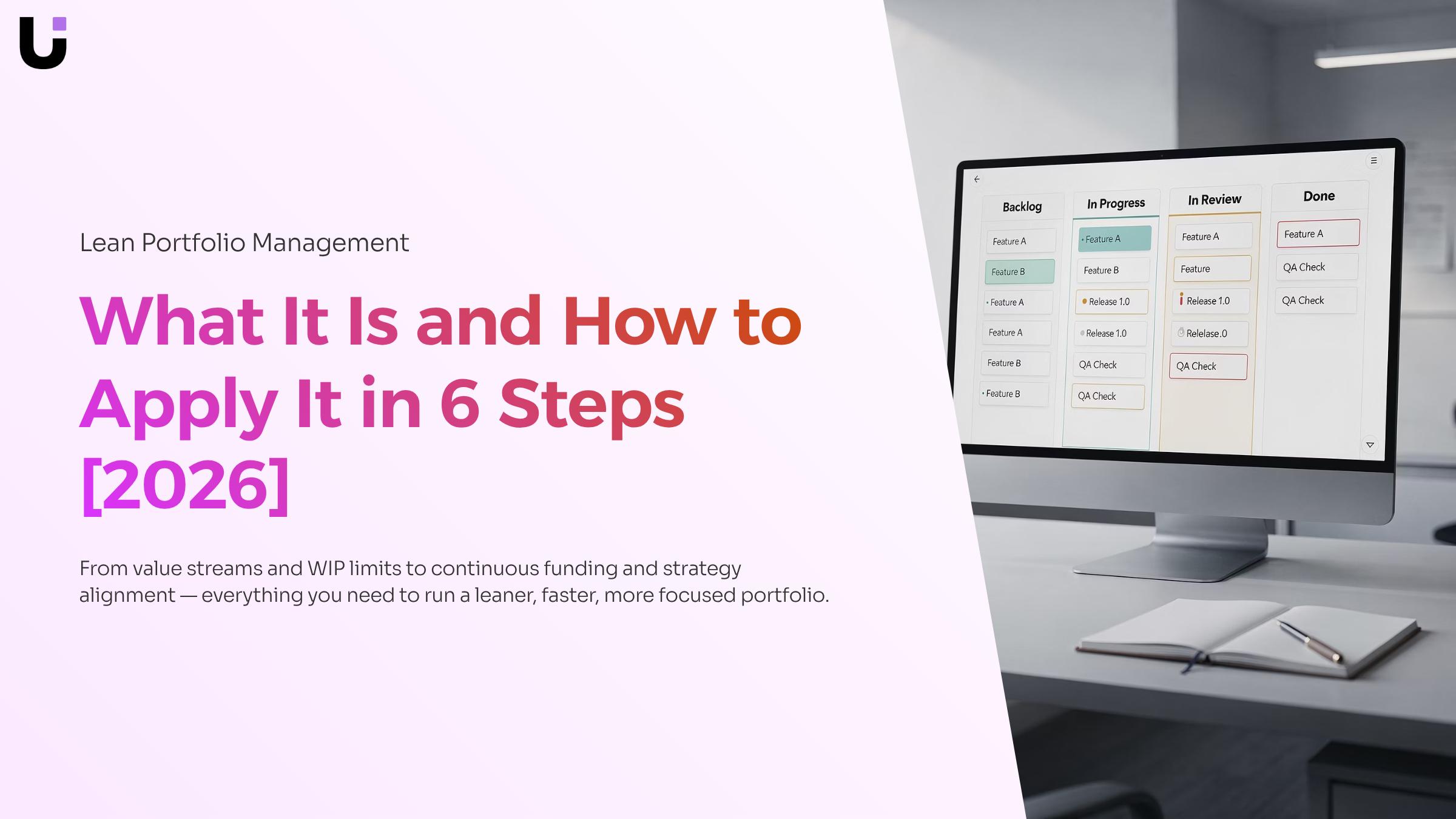 What are the benefits of implementing lean portfolio management