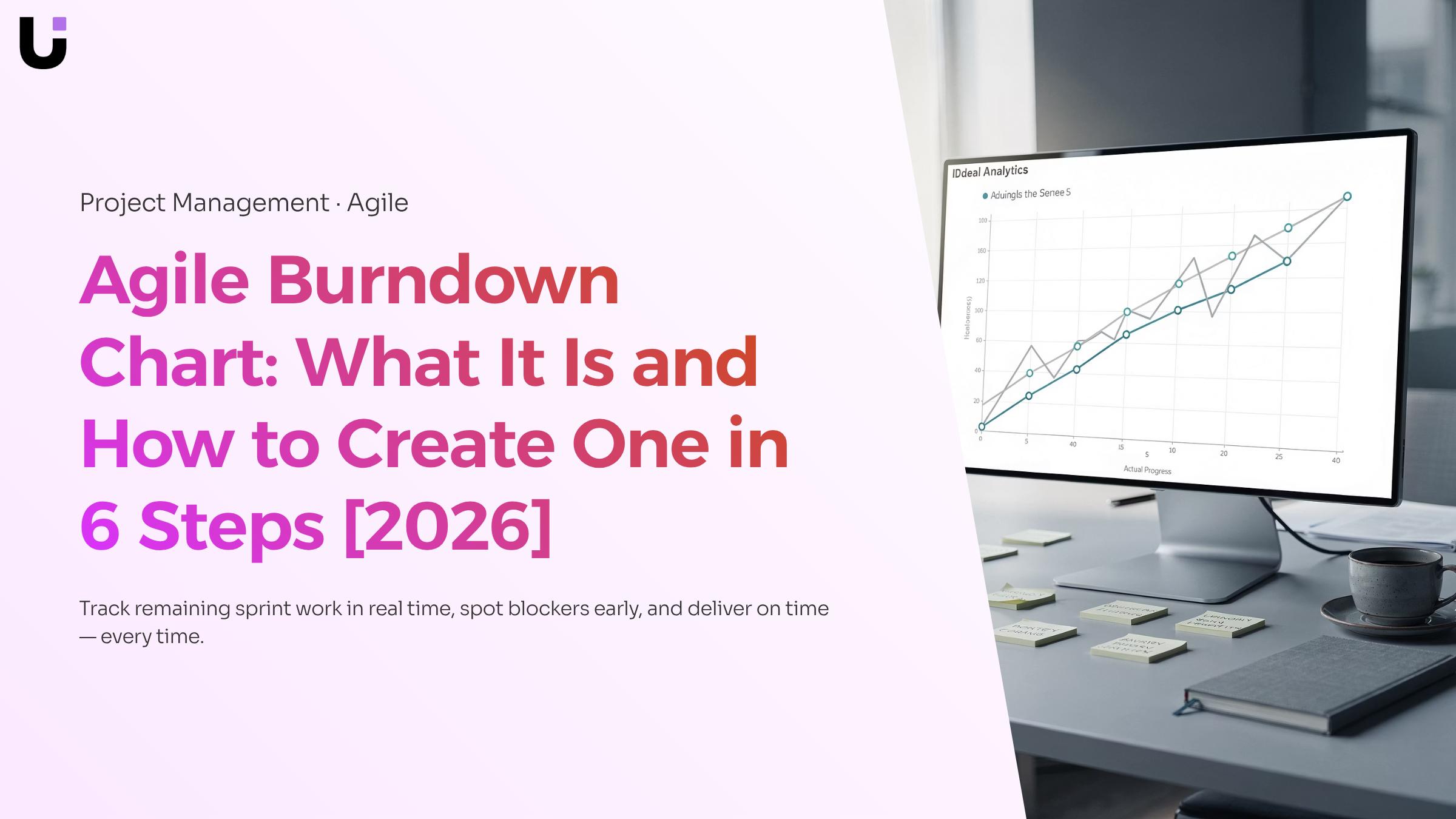 How do I create an agile burndown chart