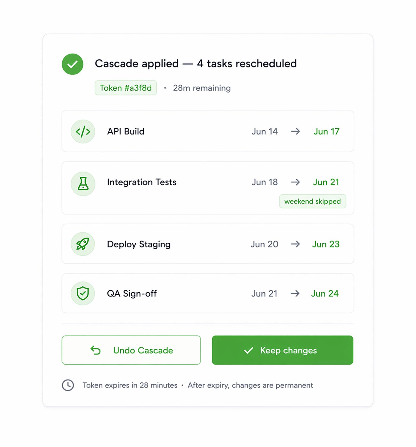 Workflow step screenshot
