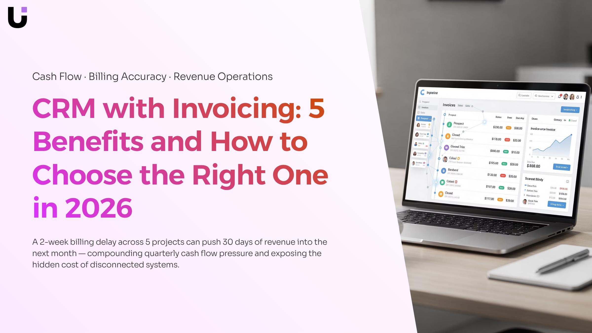 What are the benefits of using a CRM with invoicing capabilities