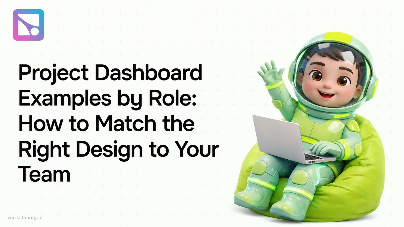 Modern digital workspace with multiple project dashboard screens displaying role-specific analytics and task management interfaces