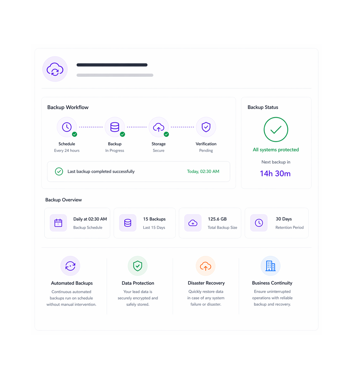 Workflow step screenshot