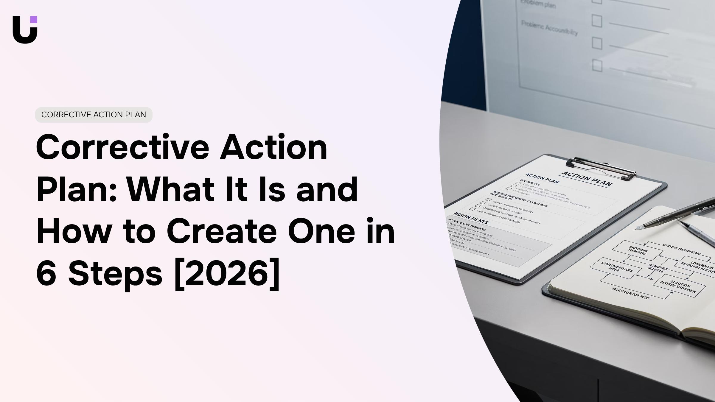 How do I create a corrective action plan for my business