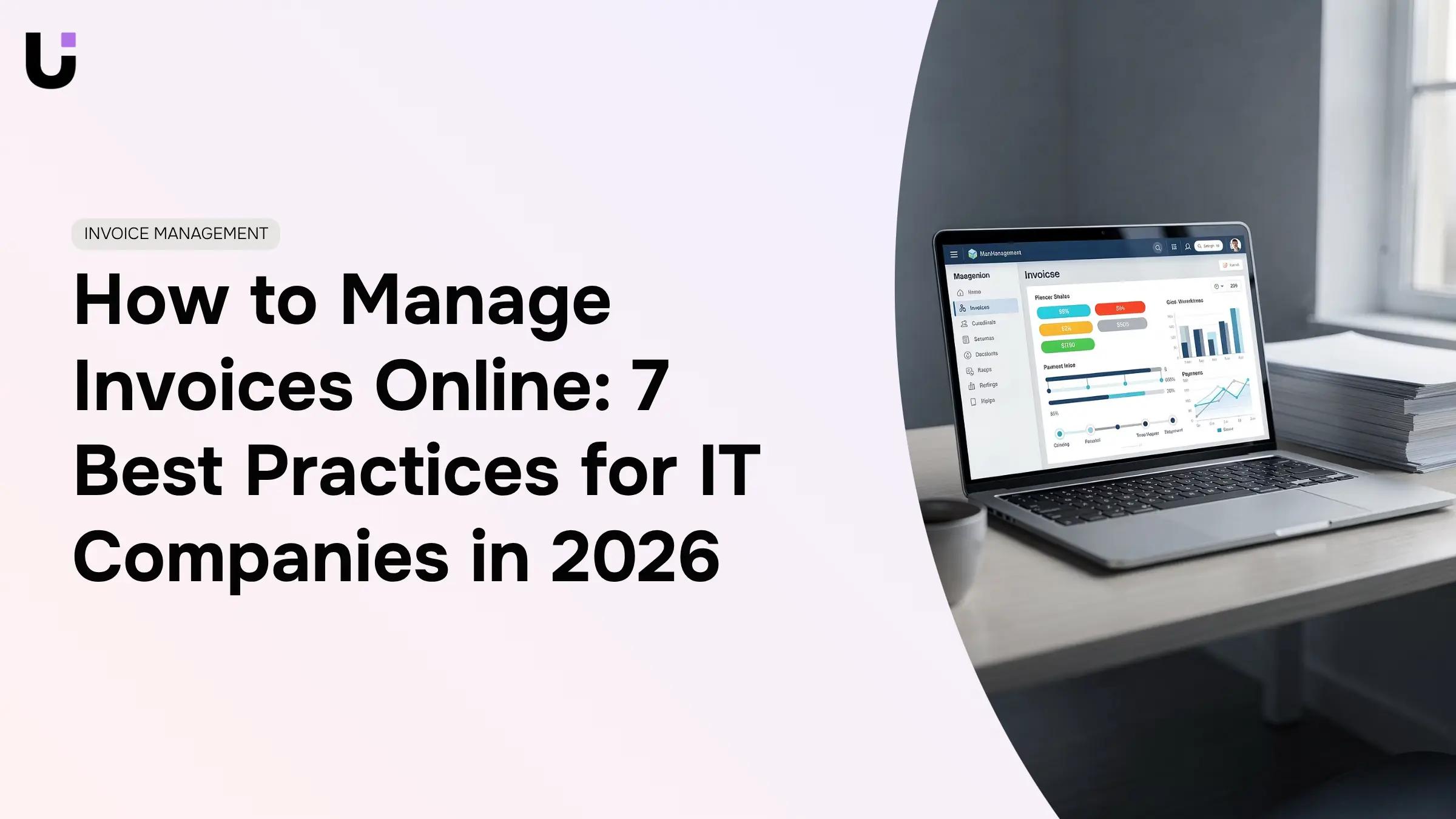 What are the best practices for managing invoices online