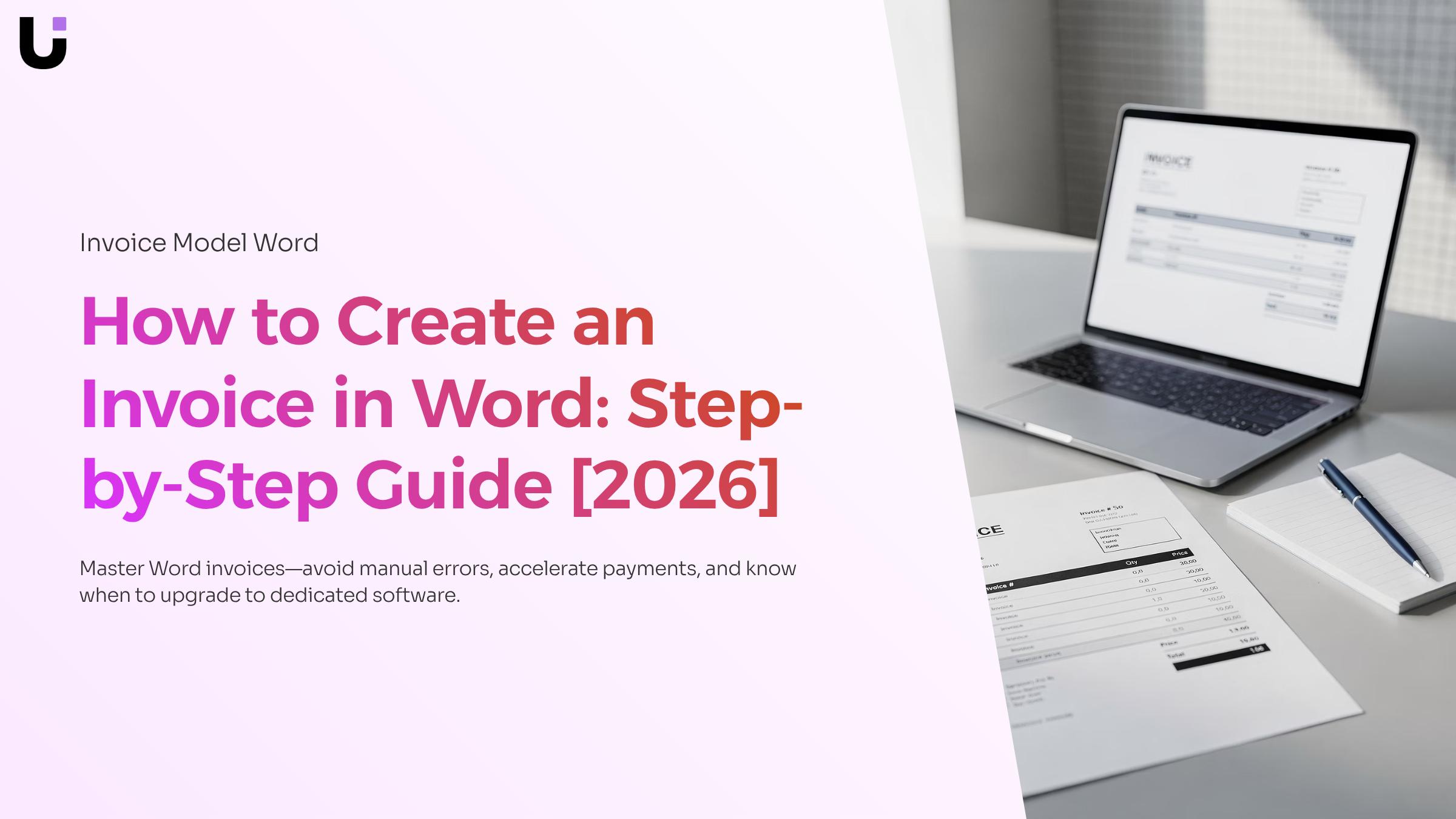 How to Create an Invoice in Word: Step-by-Step Guide [2026]