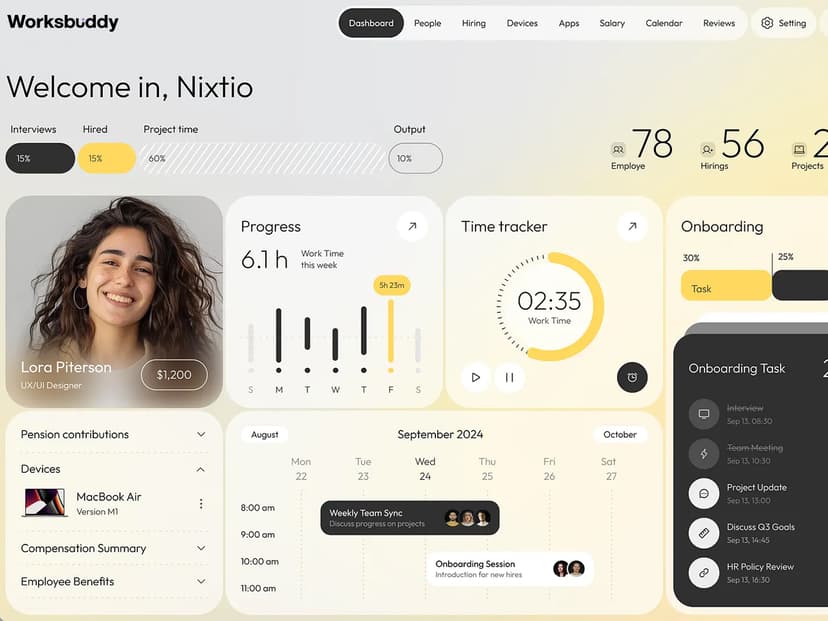 Dashboard screenshot 2