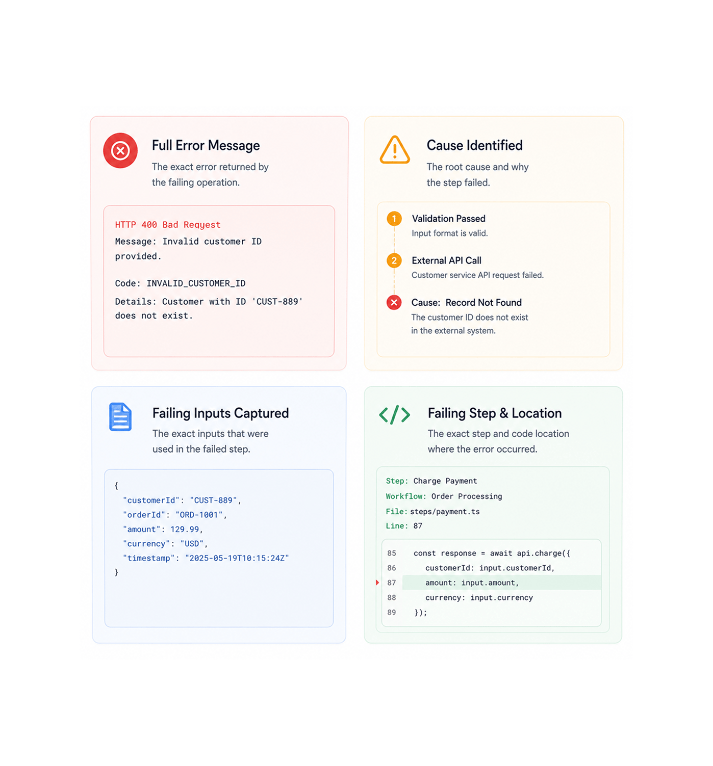 Workflow step screenshot