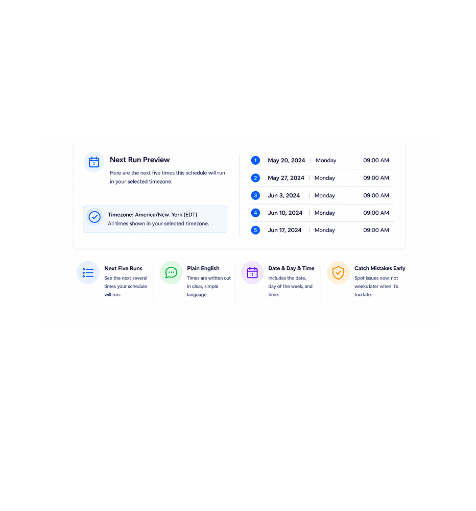 Workflow step screenshot