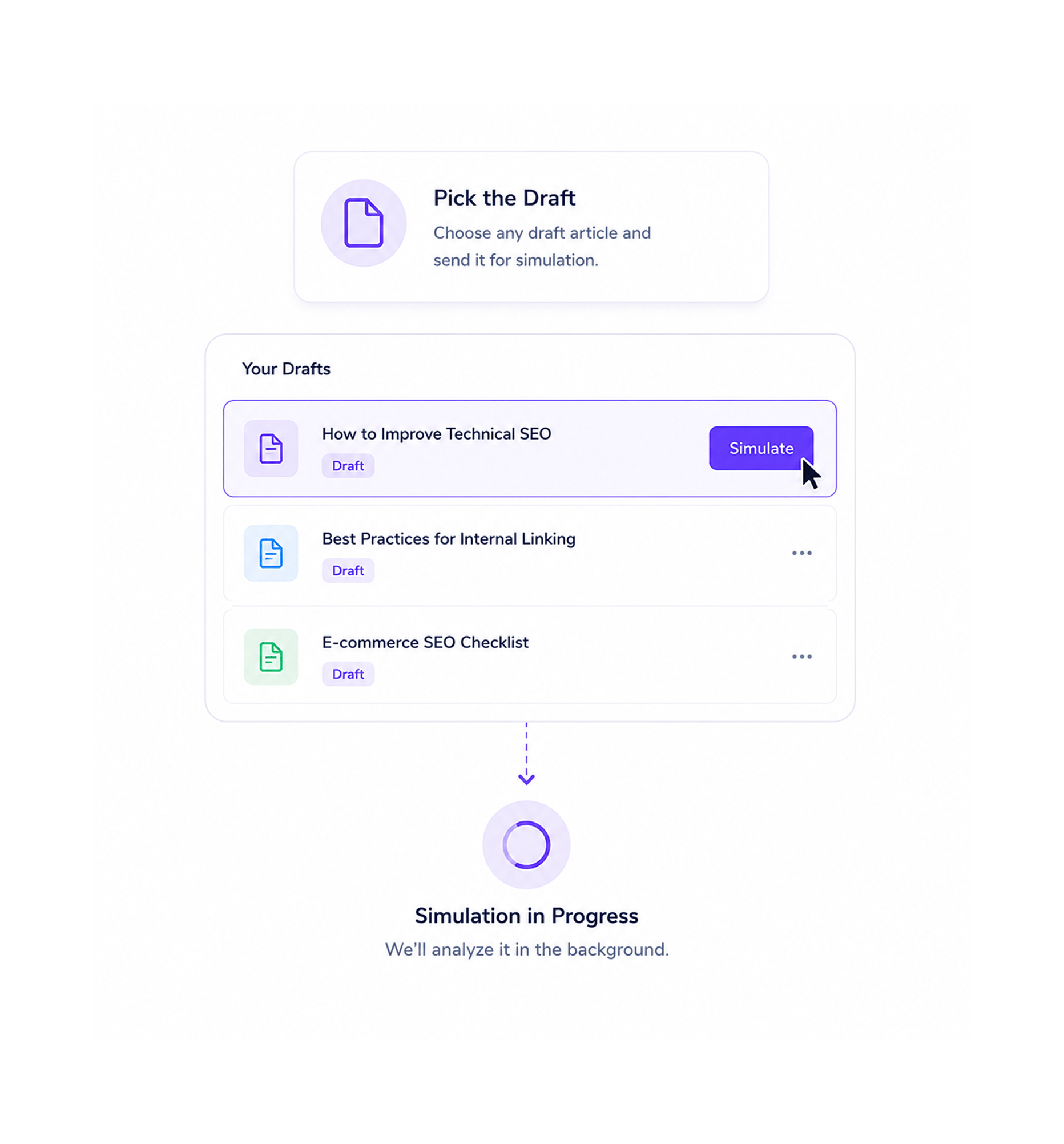 Workflow step screenshot