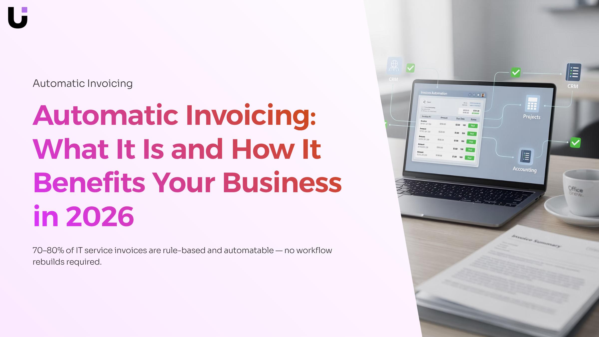 What are the advantages of using automatic invoicing for my business