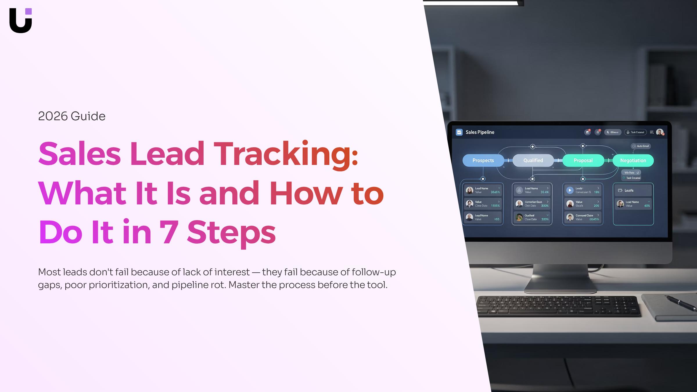 What is the best way to track sales leads