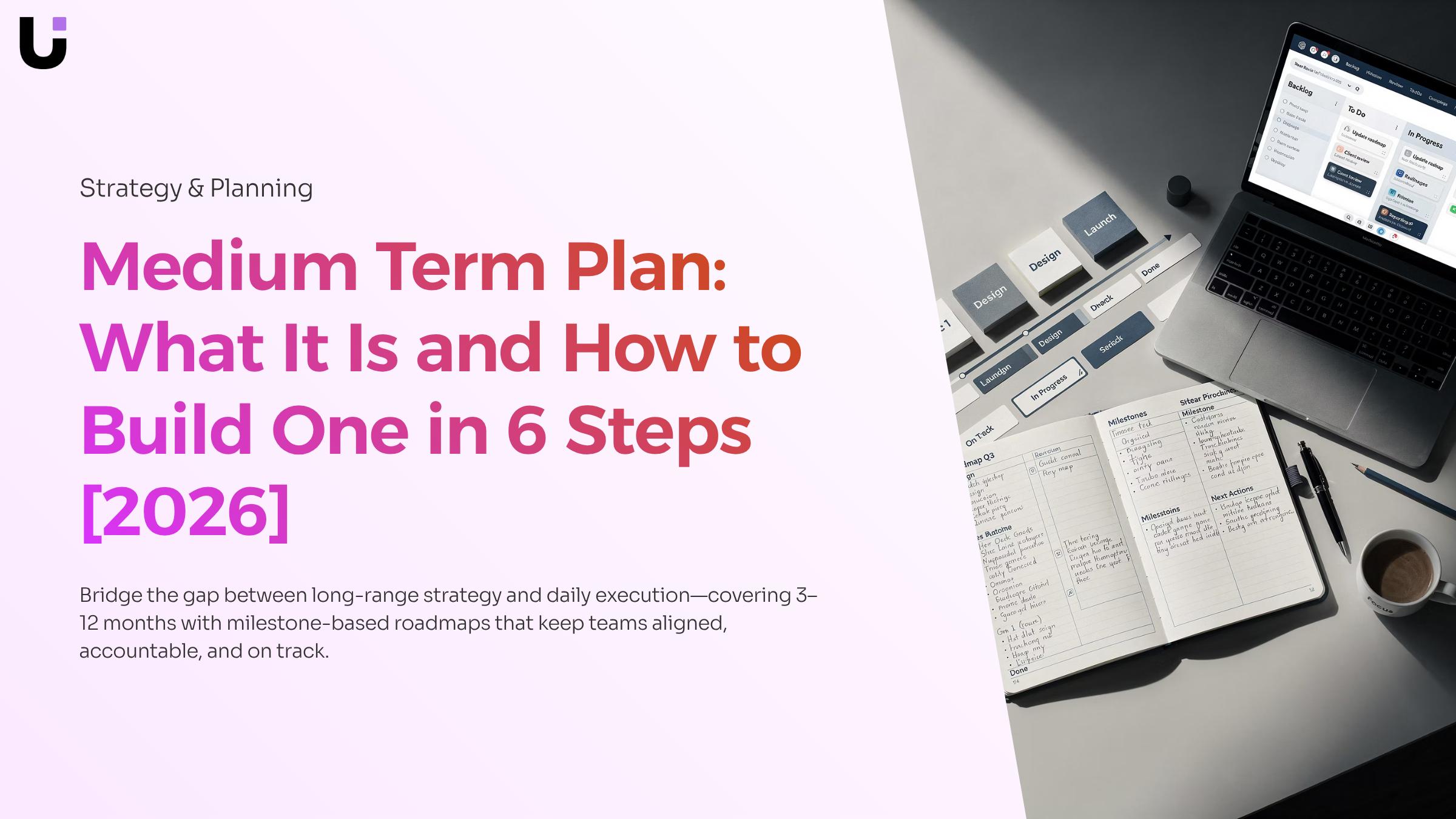 What is a medium-term plan and how does it differ from short-term and long-term plans