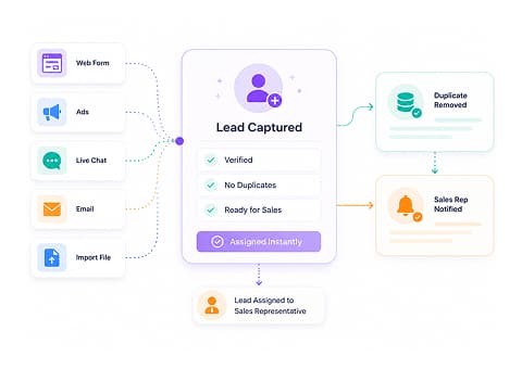 Every lead, from every source, in one place.