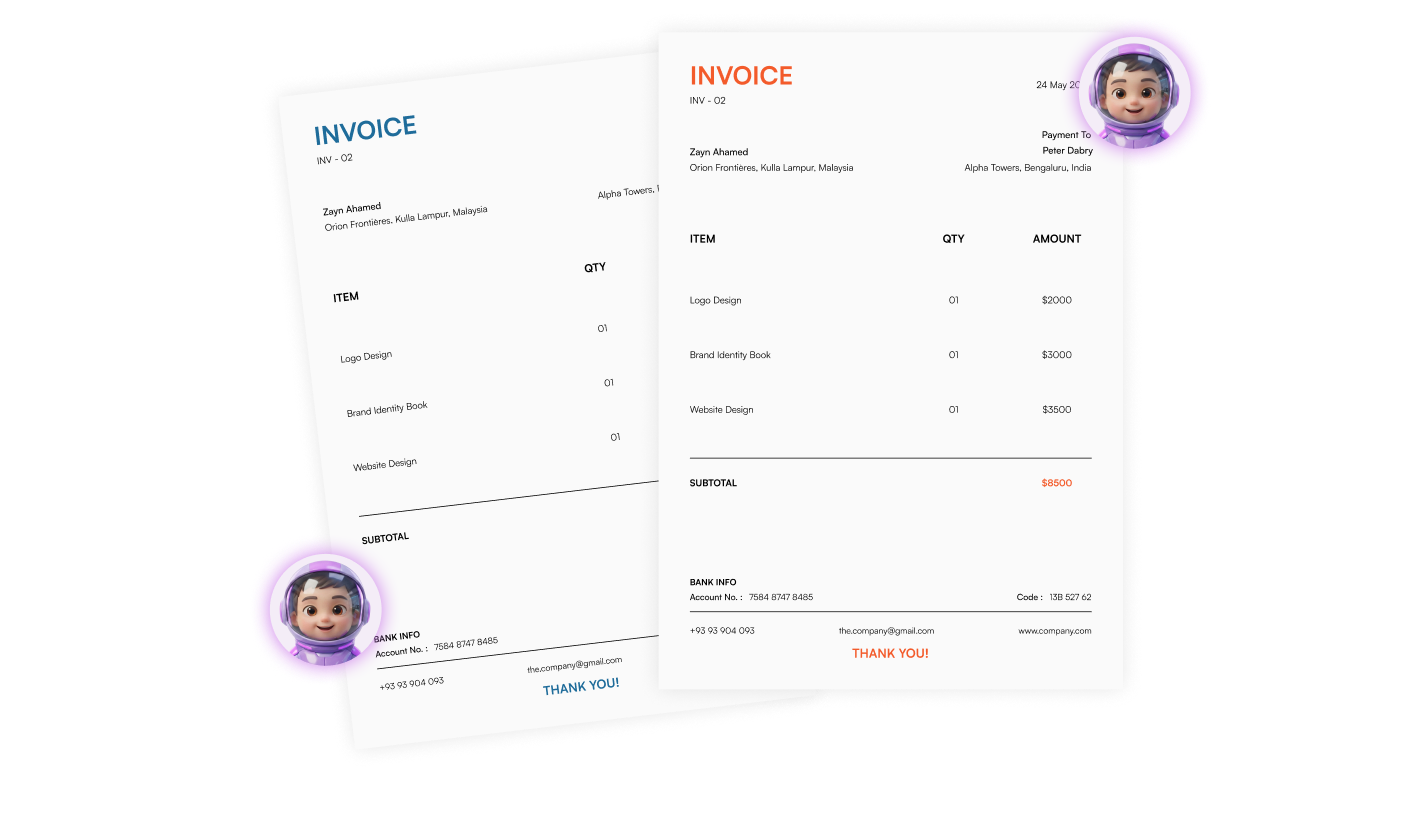 F&B Invoice & Payment     Automation