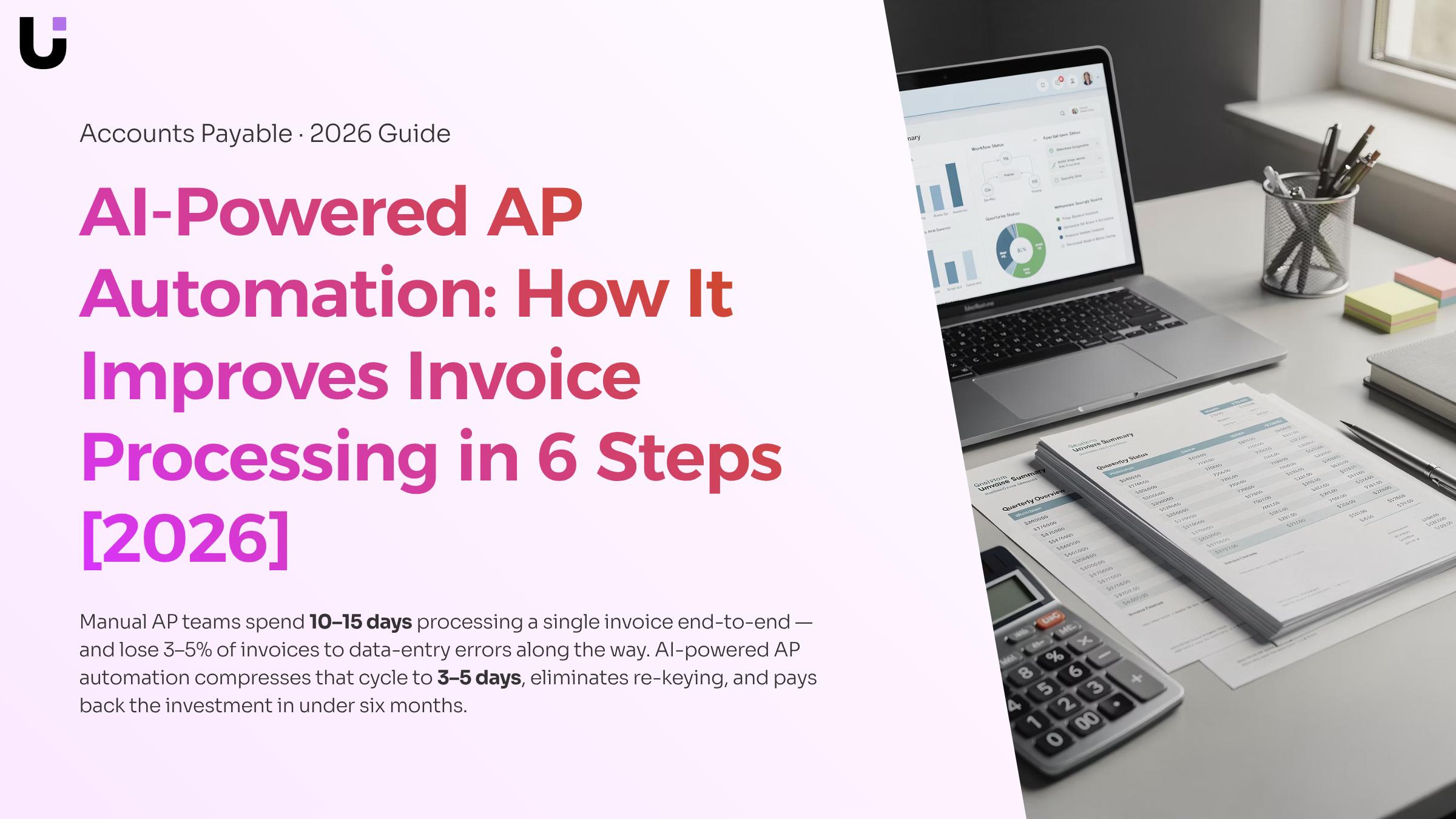How does AI-powered AP automation improve invoice processing