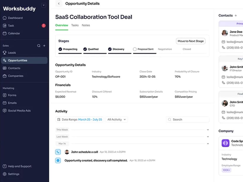Dashboard screenshot 1