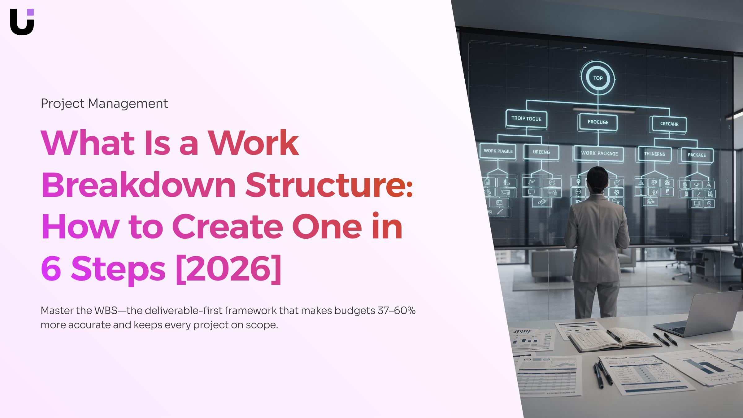How do I create a work breakdown structure for my project