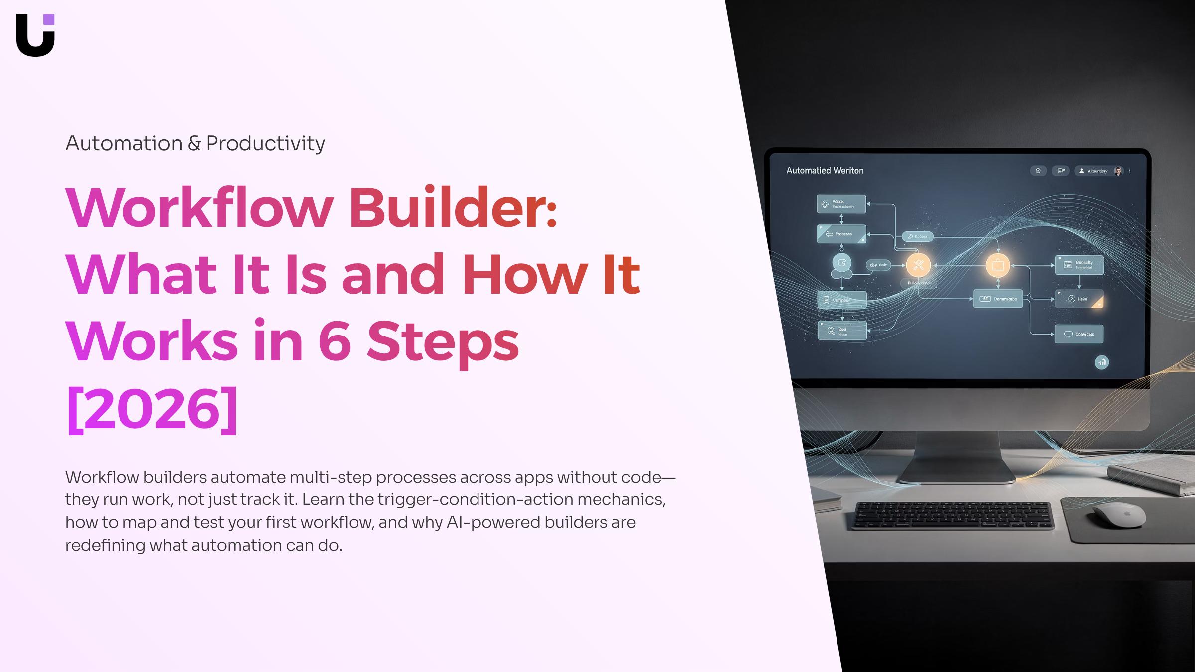 What is a workflow builder and how does it work