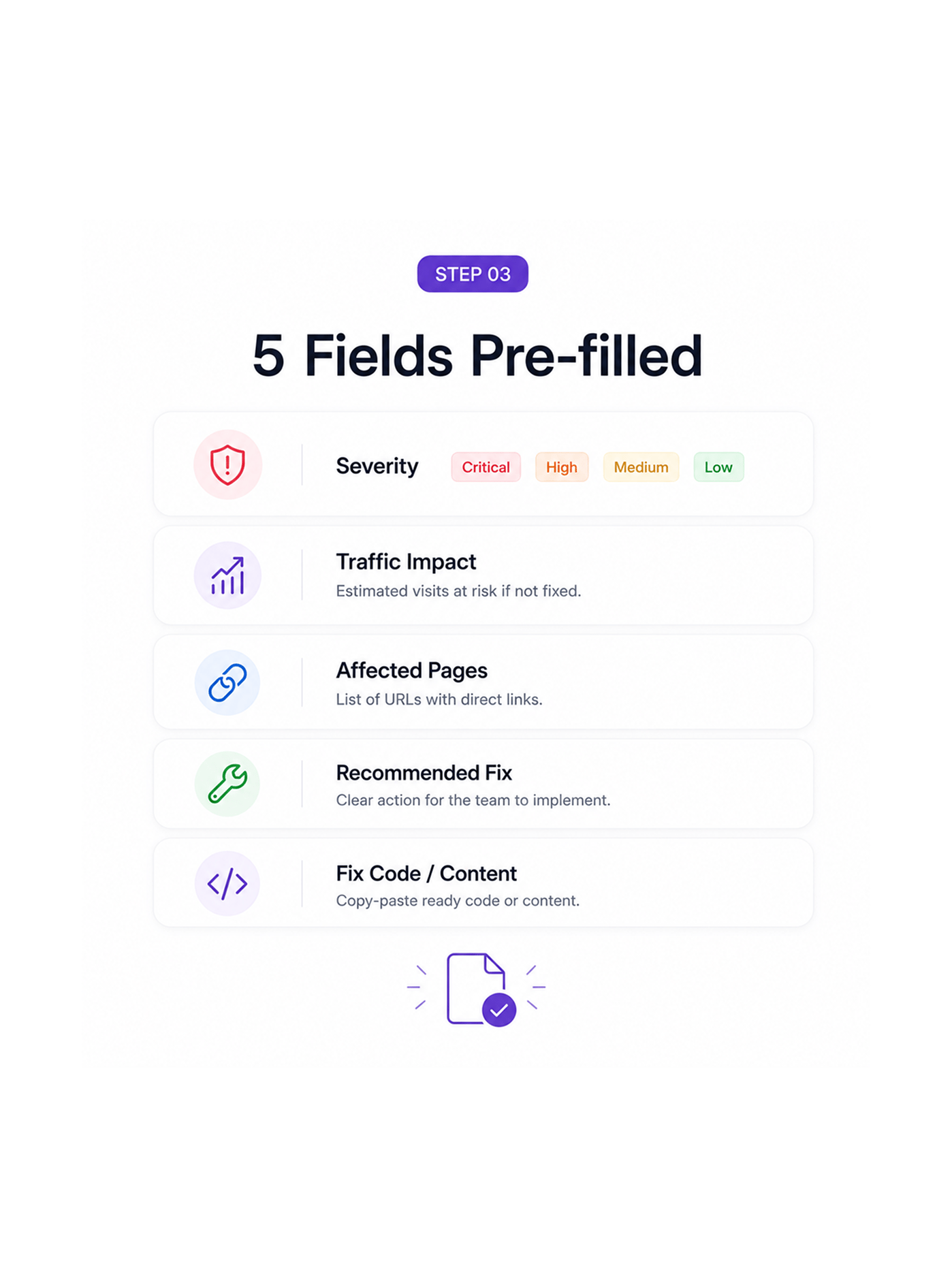 Workflow step screenshot