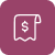 Overdue invoices chased automatically icon