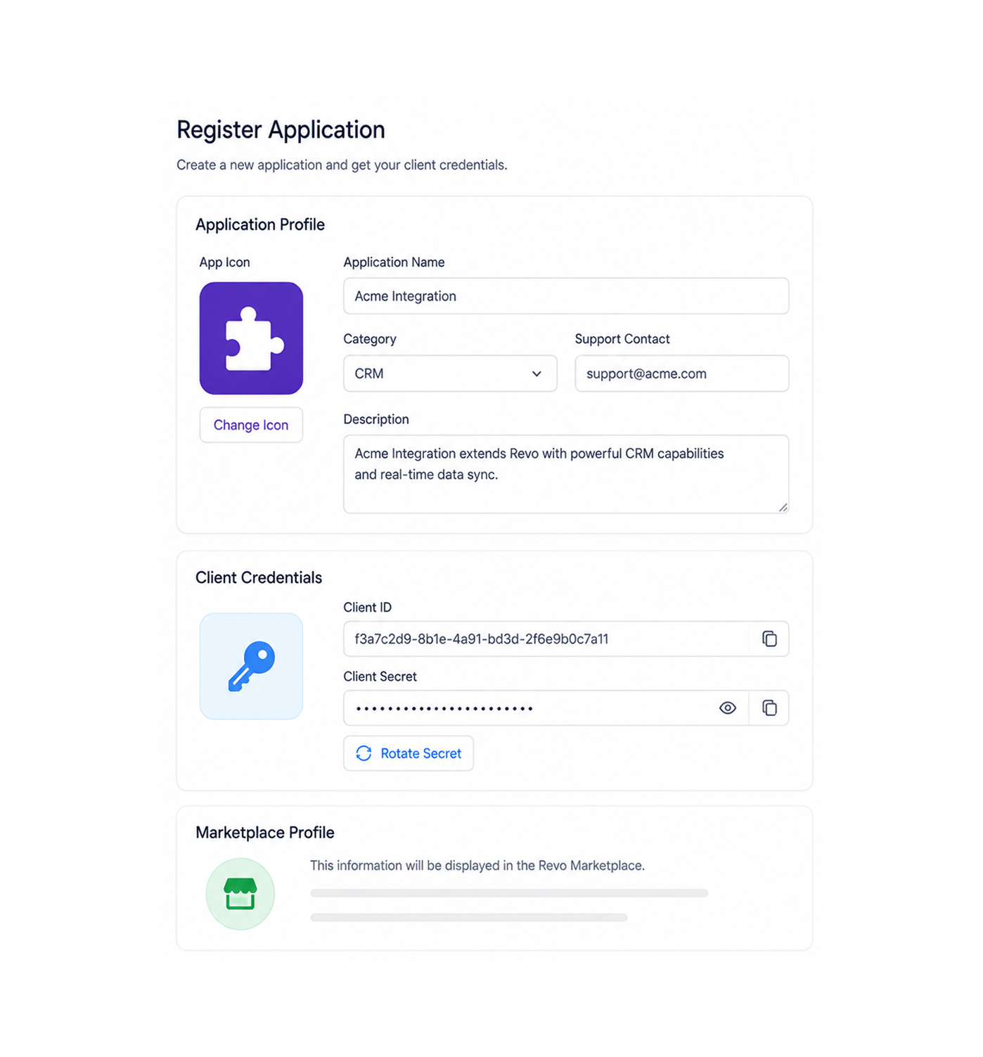 Workflow step screenshot