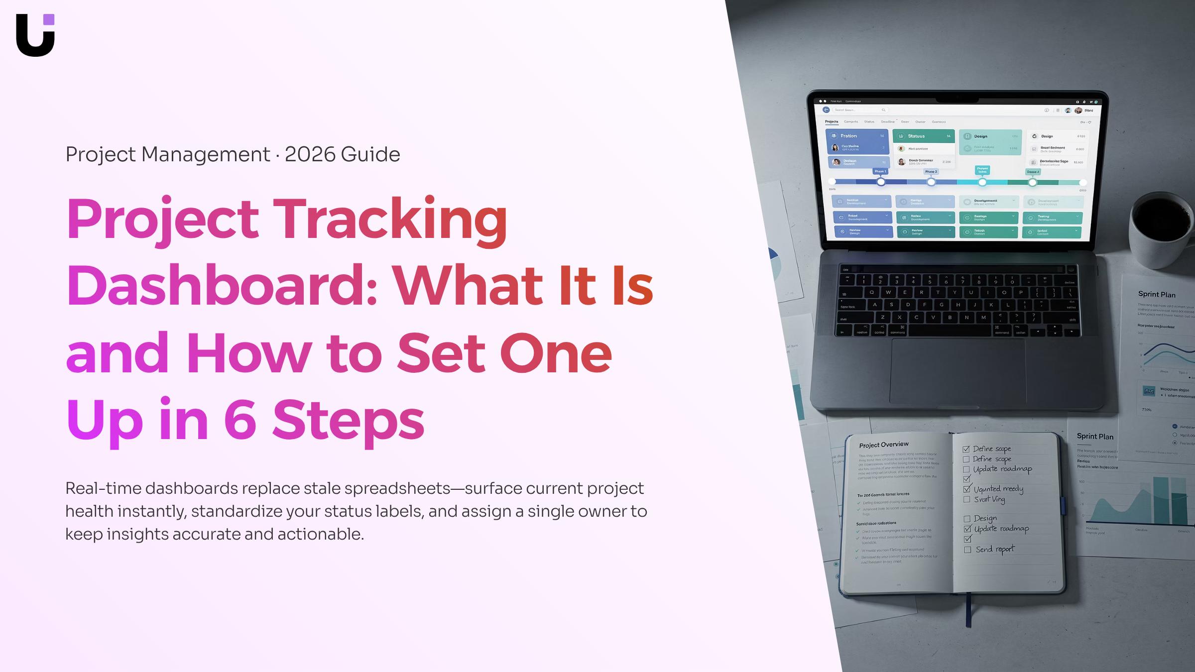 How do I set up a project tracking dashboard