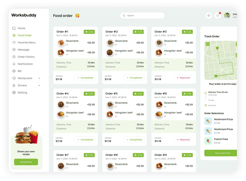 Dashboard screenshot 3
