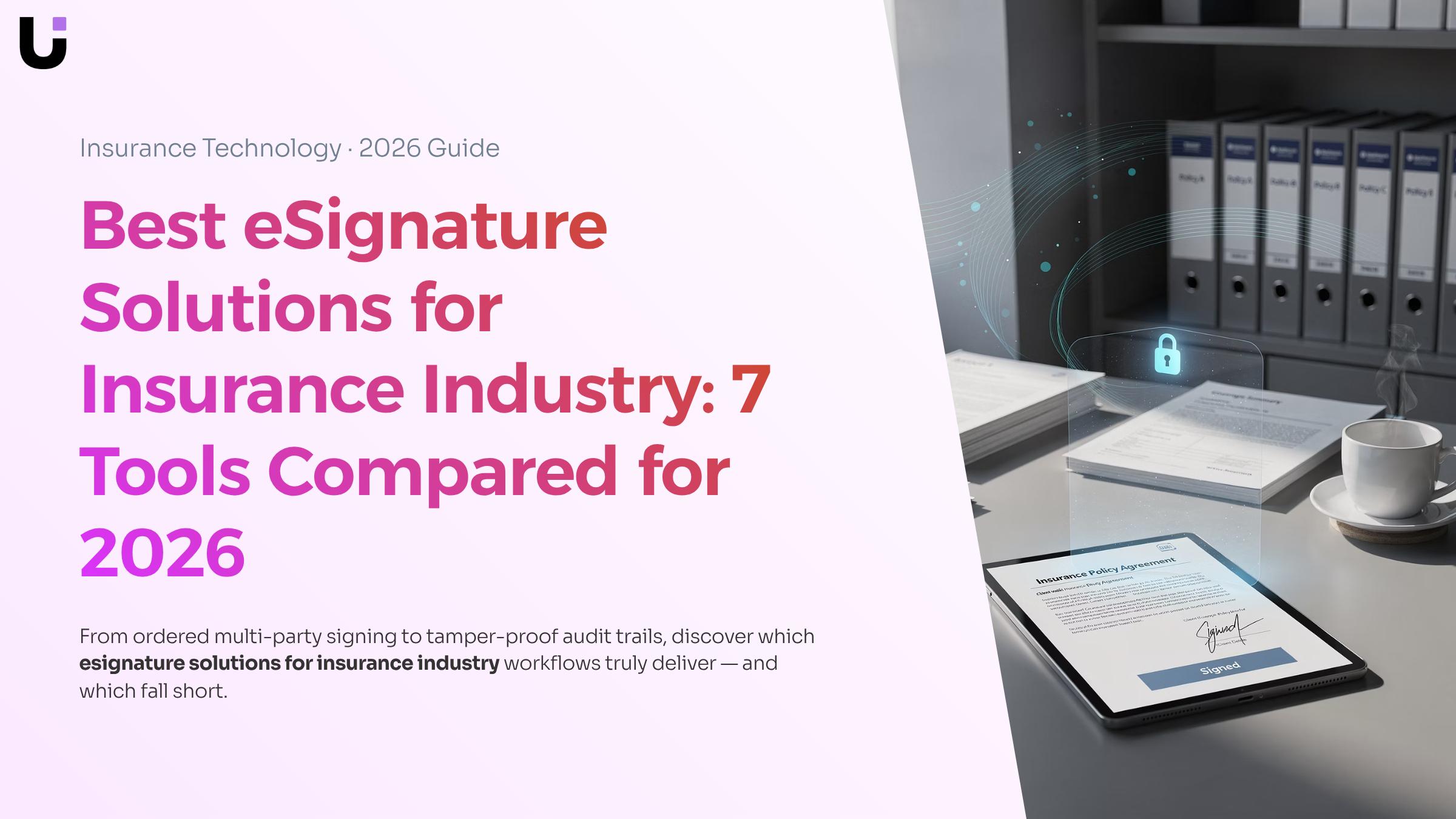 What are the best eSignature solutions for insurance companies