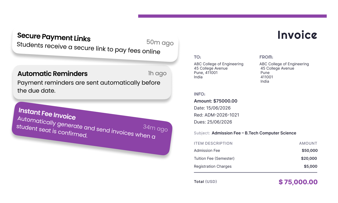 Instant Fee Invoice      Dispatch