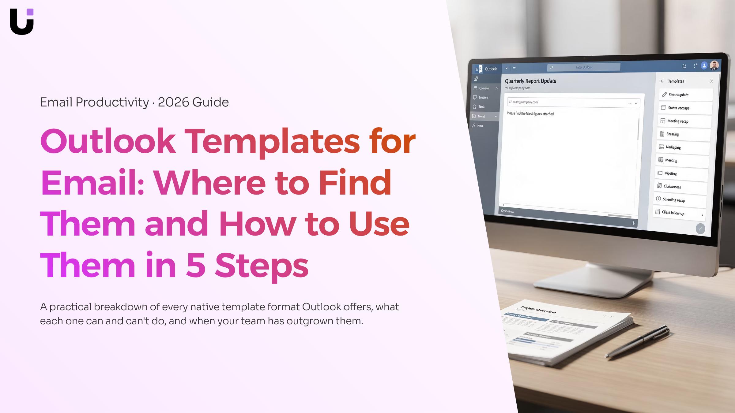 Where can I find email templates in Outlook