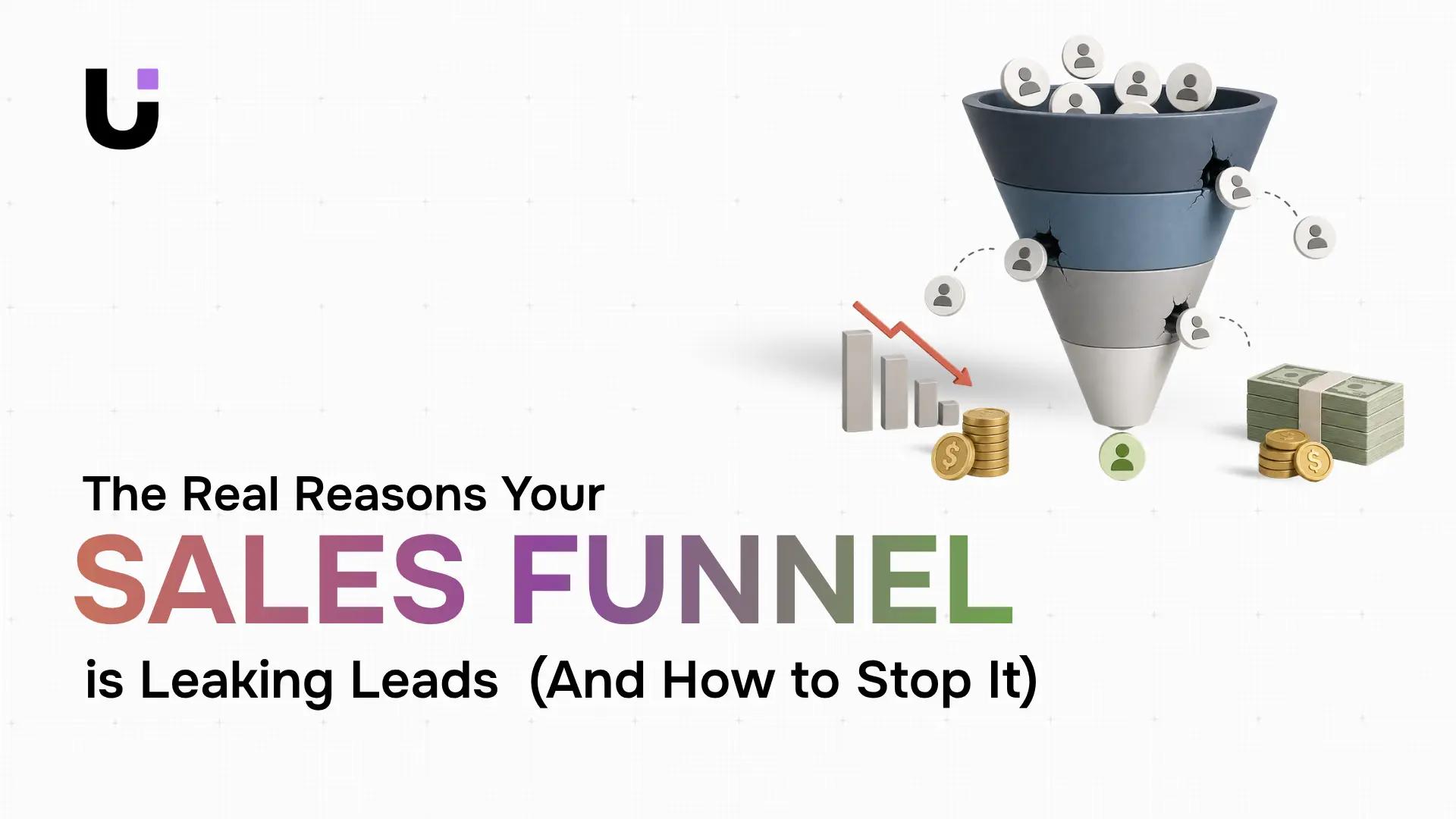 The Real Reasons Your Sales Funnel Is Leaking Leads (And How to Stop It)
