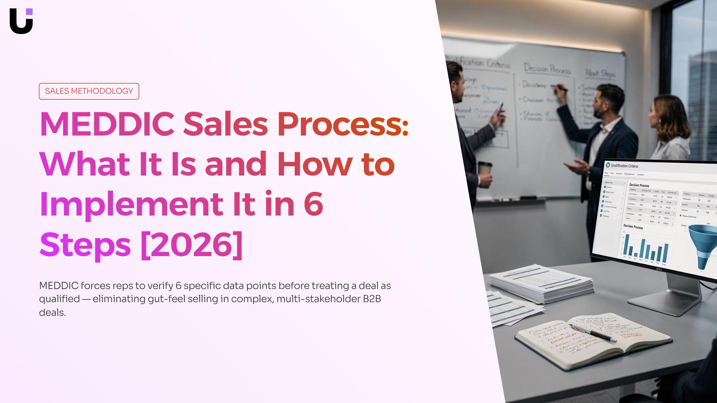 What is the MEDDIC sales process and how does it work