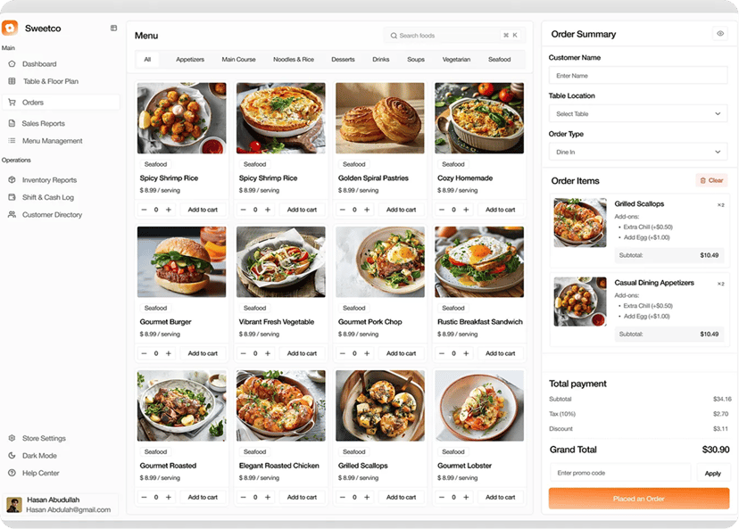 Dashboard screenshot 2