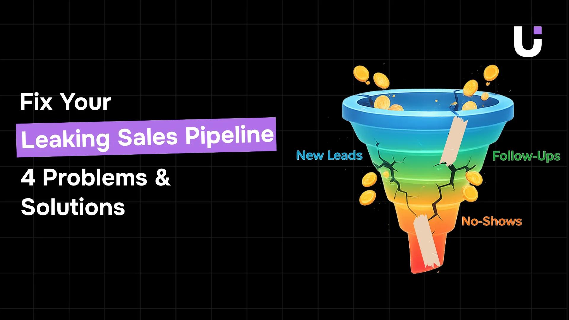 How to Fix a Leaking Sales Pipeline: 4 Common Problems and What to Do About Each