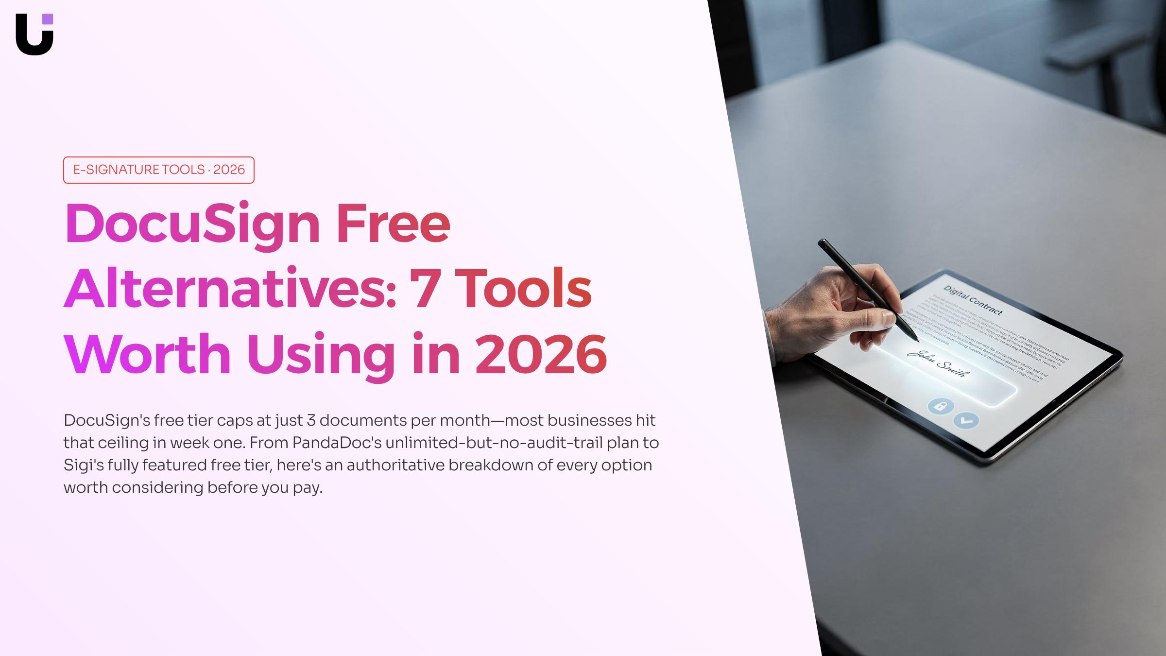 What are the best free alternatives to Docusign for electronic signatures