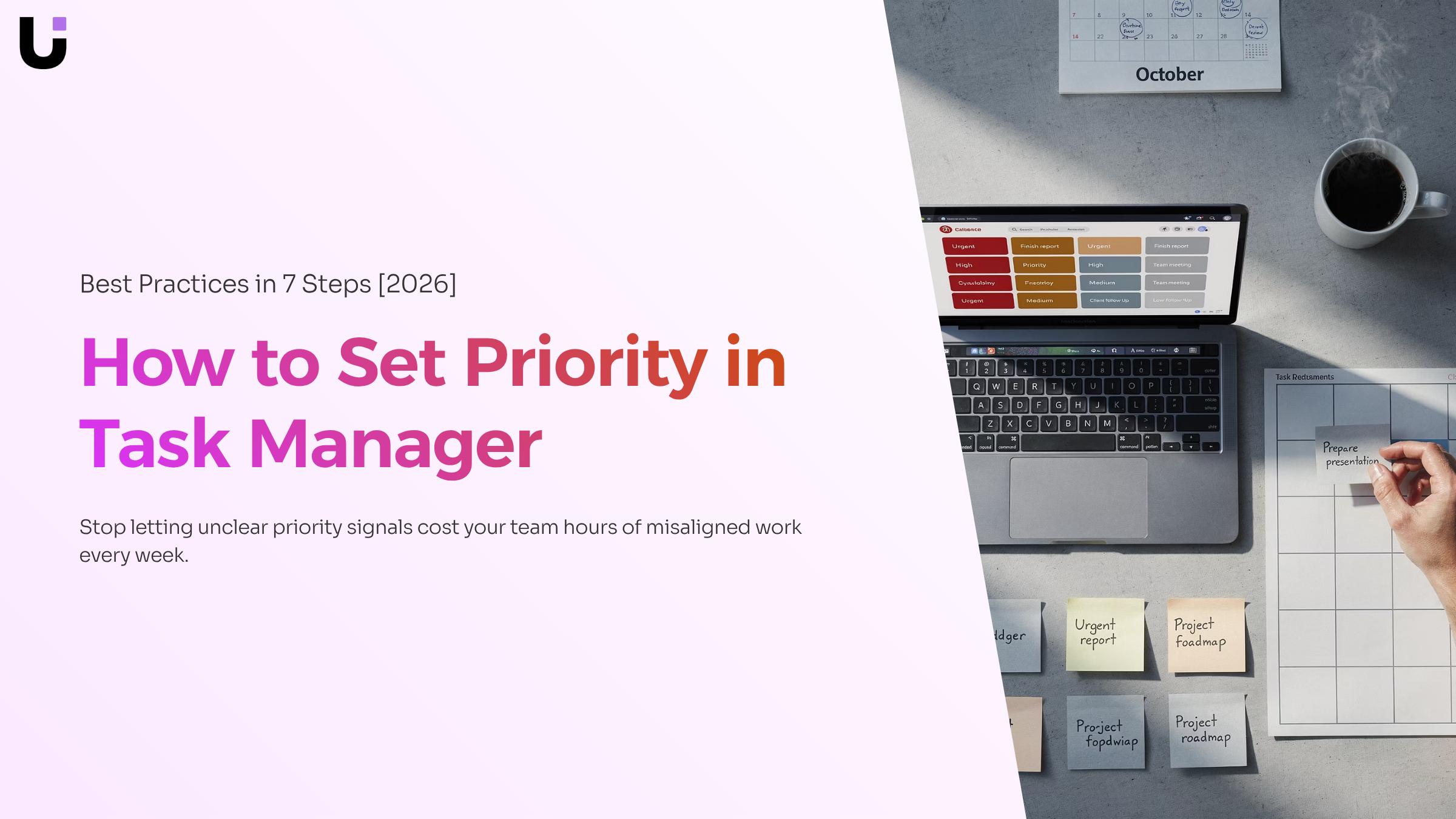 What are the best practices for setting task priority