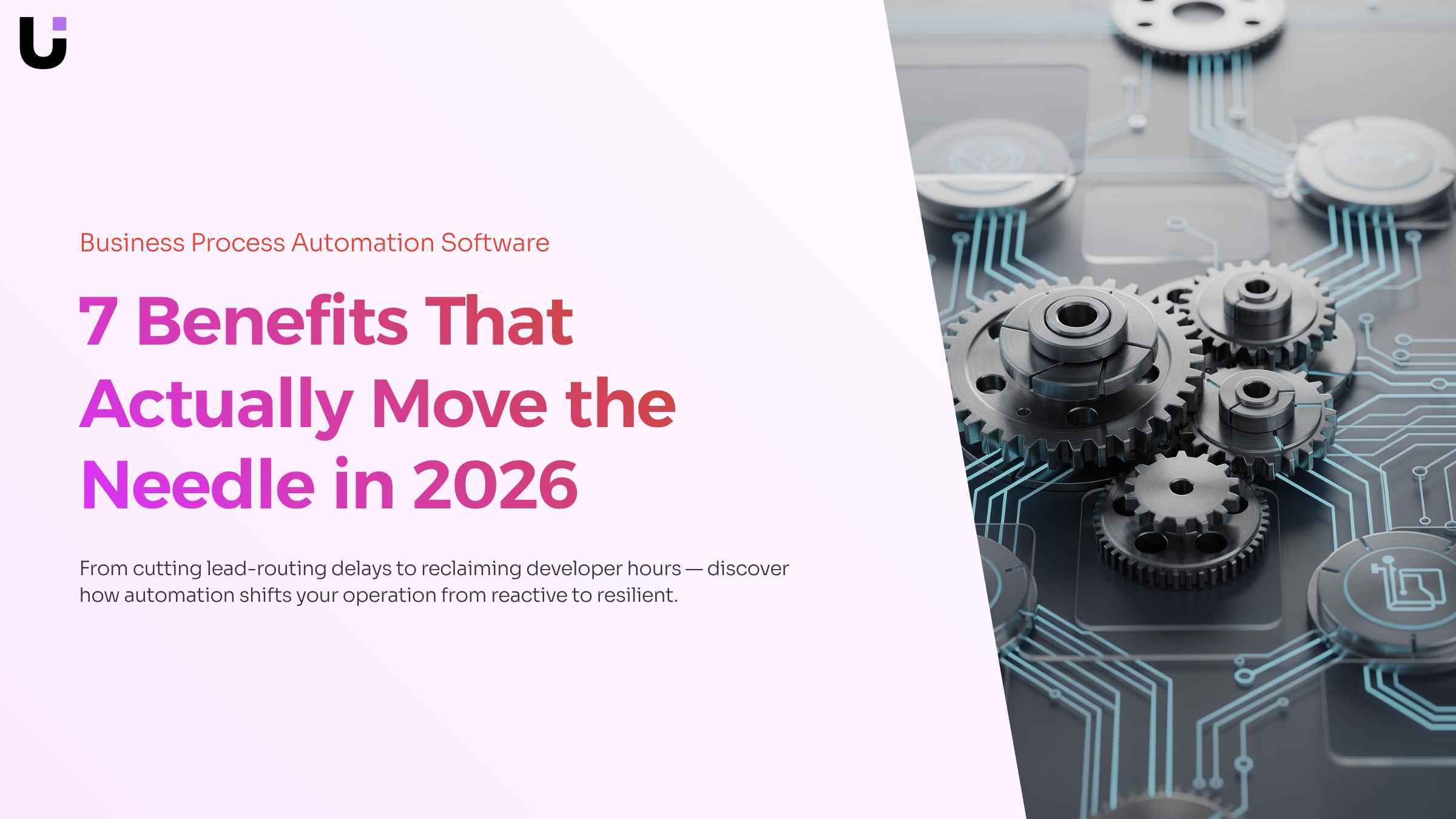 What are the benefits of using business process automation software