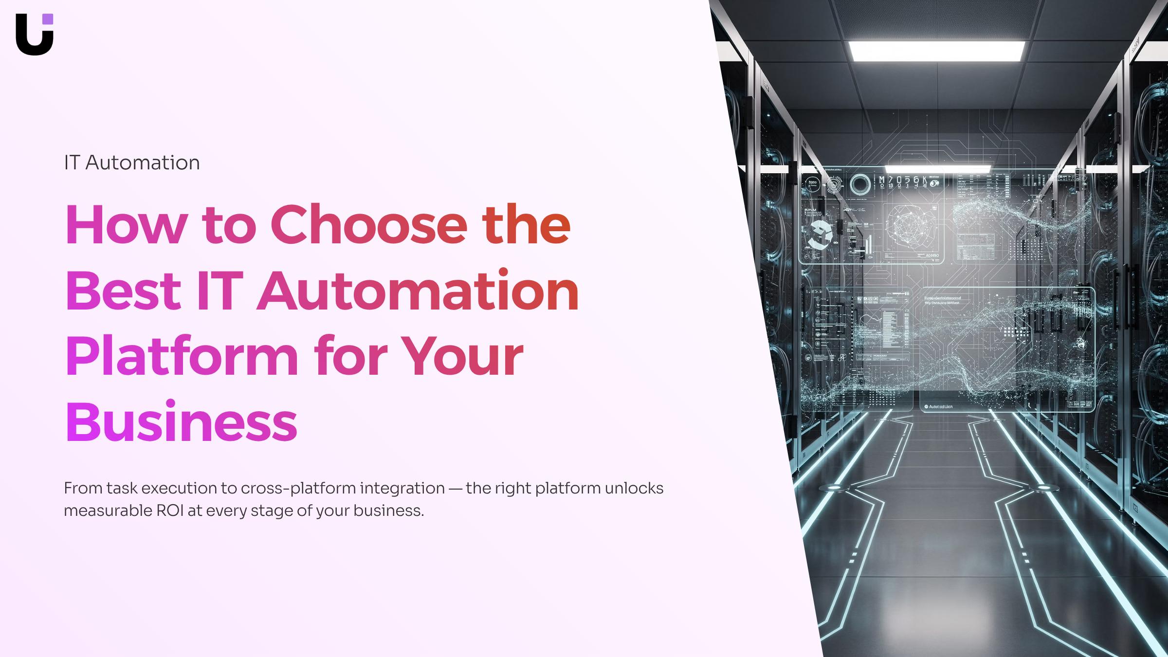 How do I choose the best IT automation platform for my business