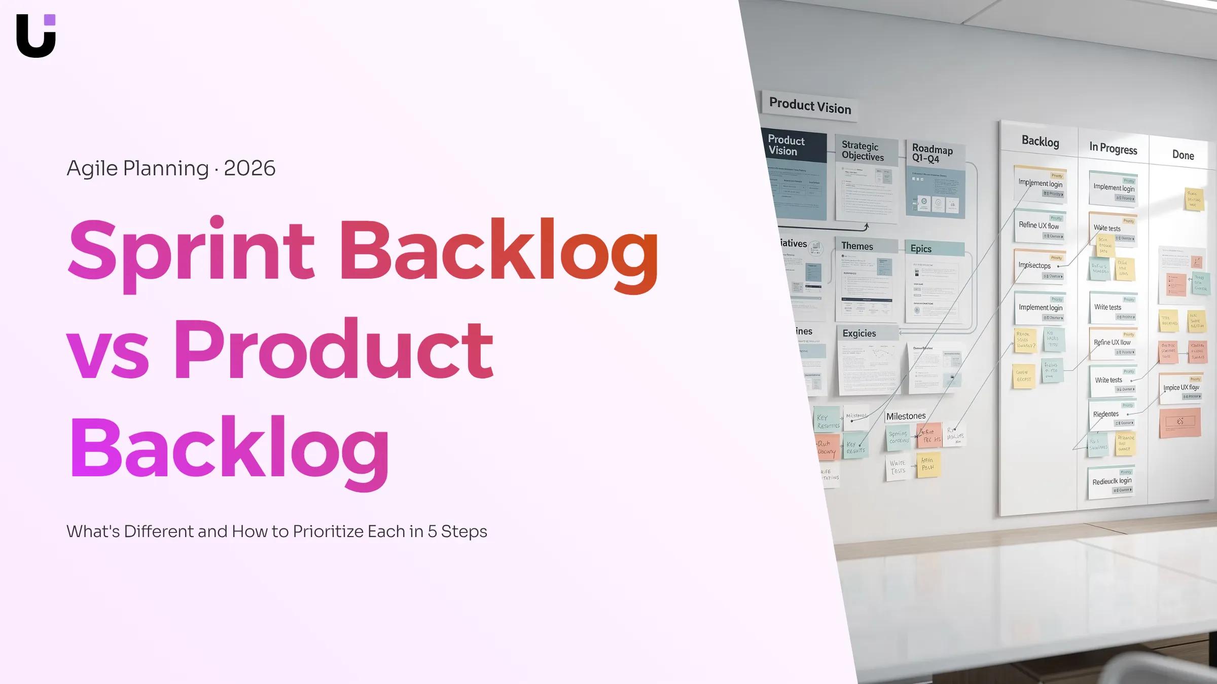 How do I prioritize items in a sprint backlog vs product backlog