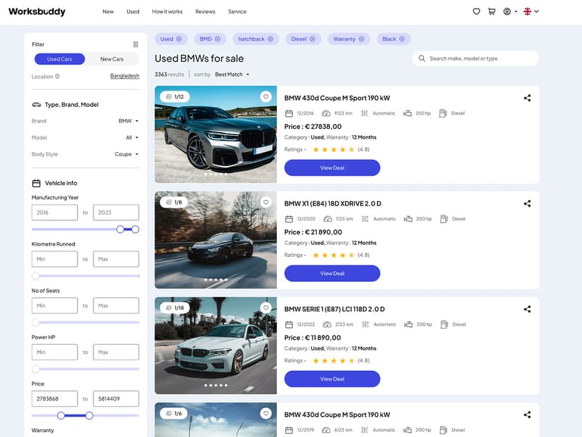 Dashboard screenshot 1